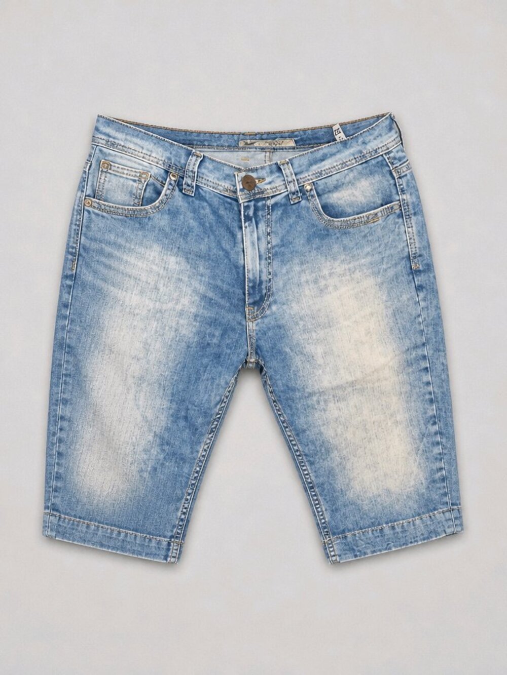 Armani Light Wash Denim Jean Shorts Waist 32